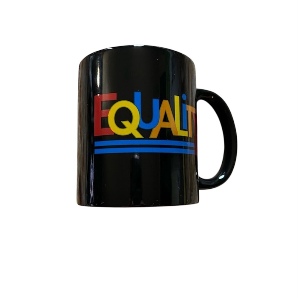 ICUP “EQUALITY” black coffee mug